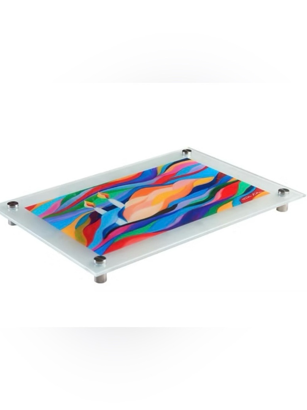 Glass Challah Tray